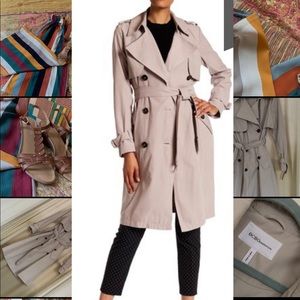 BCBGeneration- Long, Double Breasted Trench Jacket